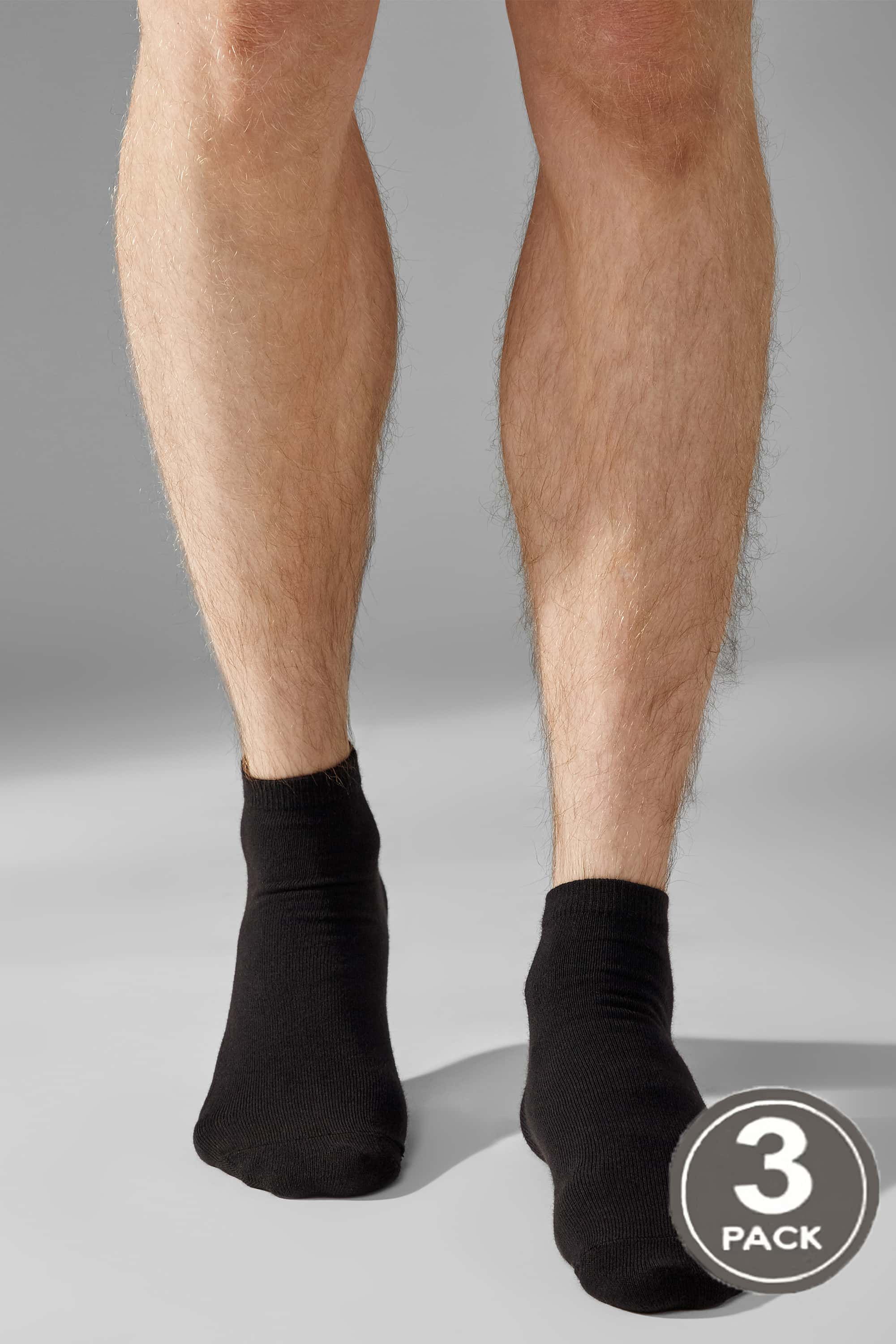 Cotton socks for men Legs Socks men cotton low (3 пари) nero-image
