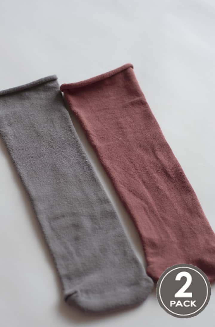 Шкарпетки з бамбука довгі для жінок Legs G05 Socks bamboo (2 пари)  брік/грей-image