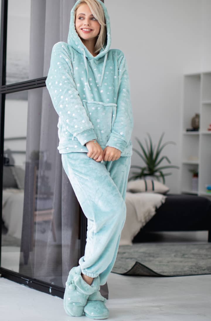 Slippers for women Naviale LH580-07 Stars mint ice cream-image