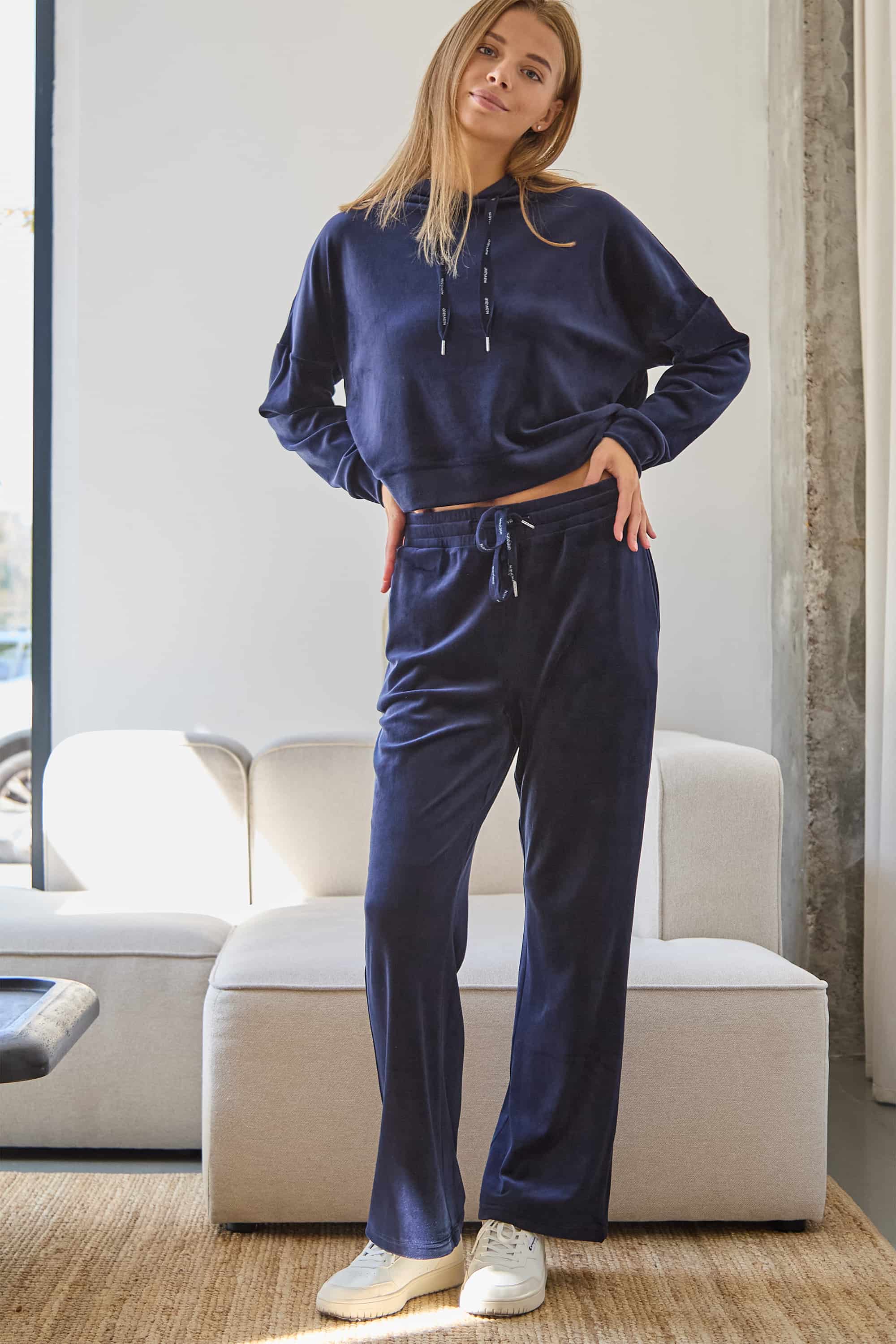Home suit for women Naviale LH504-01 Velour northern blue-image