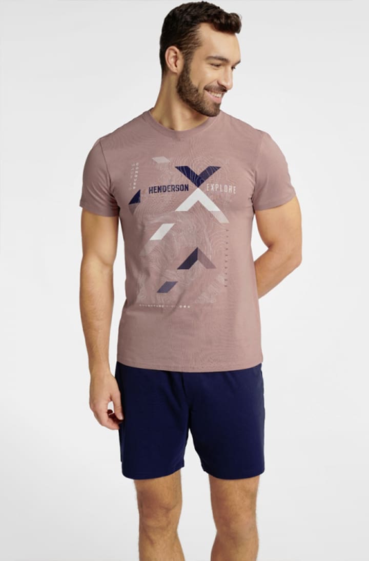 Pajamas for men Henderson 40677 Flux pink_E39-image