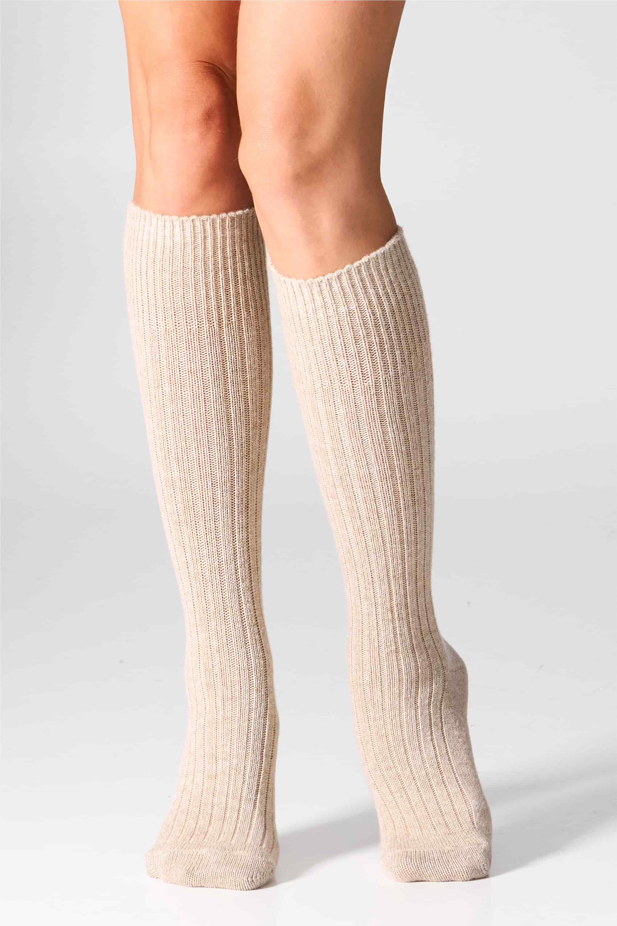Гольфиі вовняні для жінок Legs KCM26 Knee high cashmere merino бежевий-image