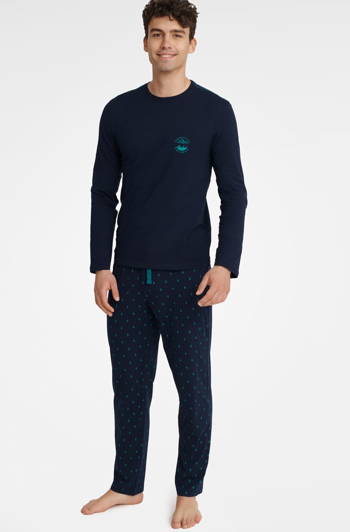 Pajamas for men Henderson 40965 Invert blue_E59-image
