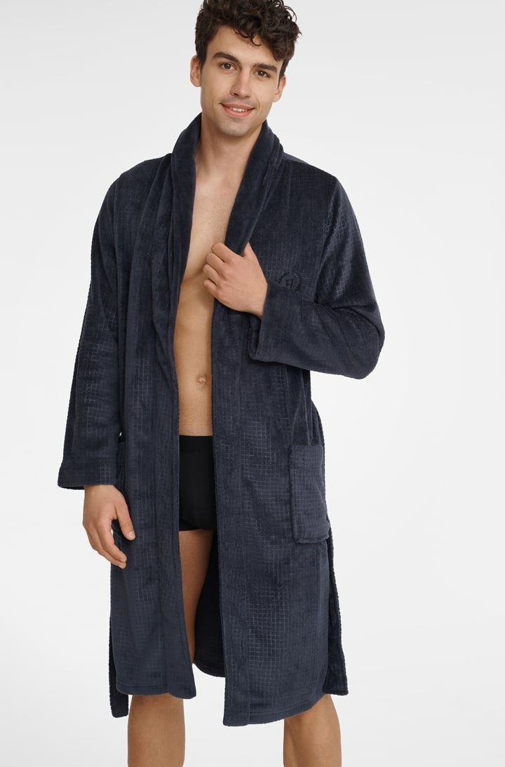Bathrobe for men Henderson 40982 Urban grey_E90-image