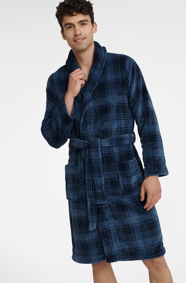 Bathrobe for men Henderson 40986 Urban blue_E59-image