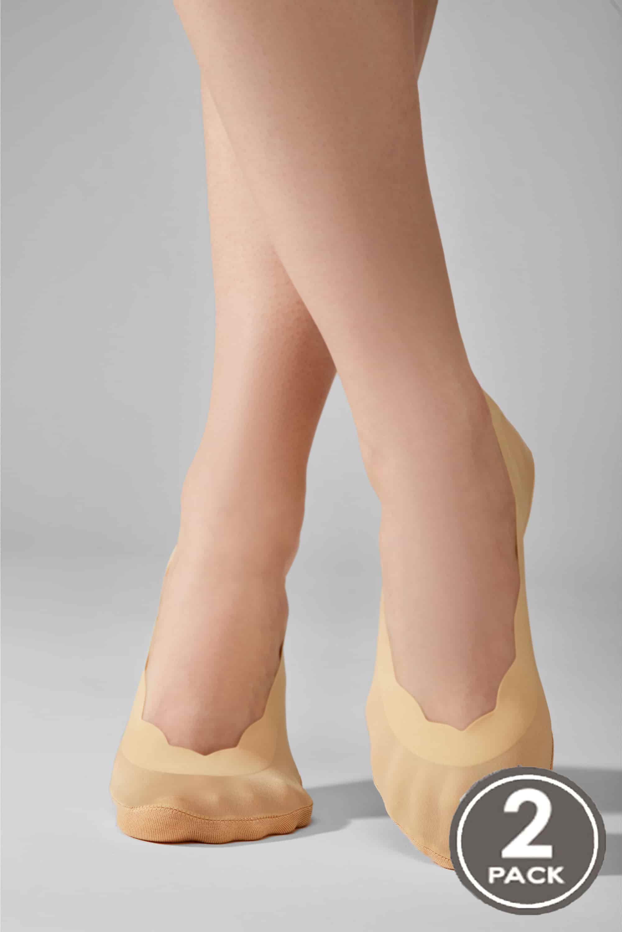 Invisible socks for women Legs 727 Laser cut scallop edge (2 pack) naturale -image