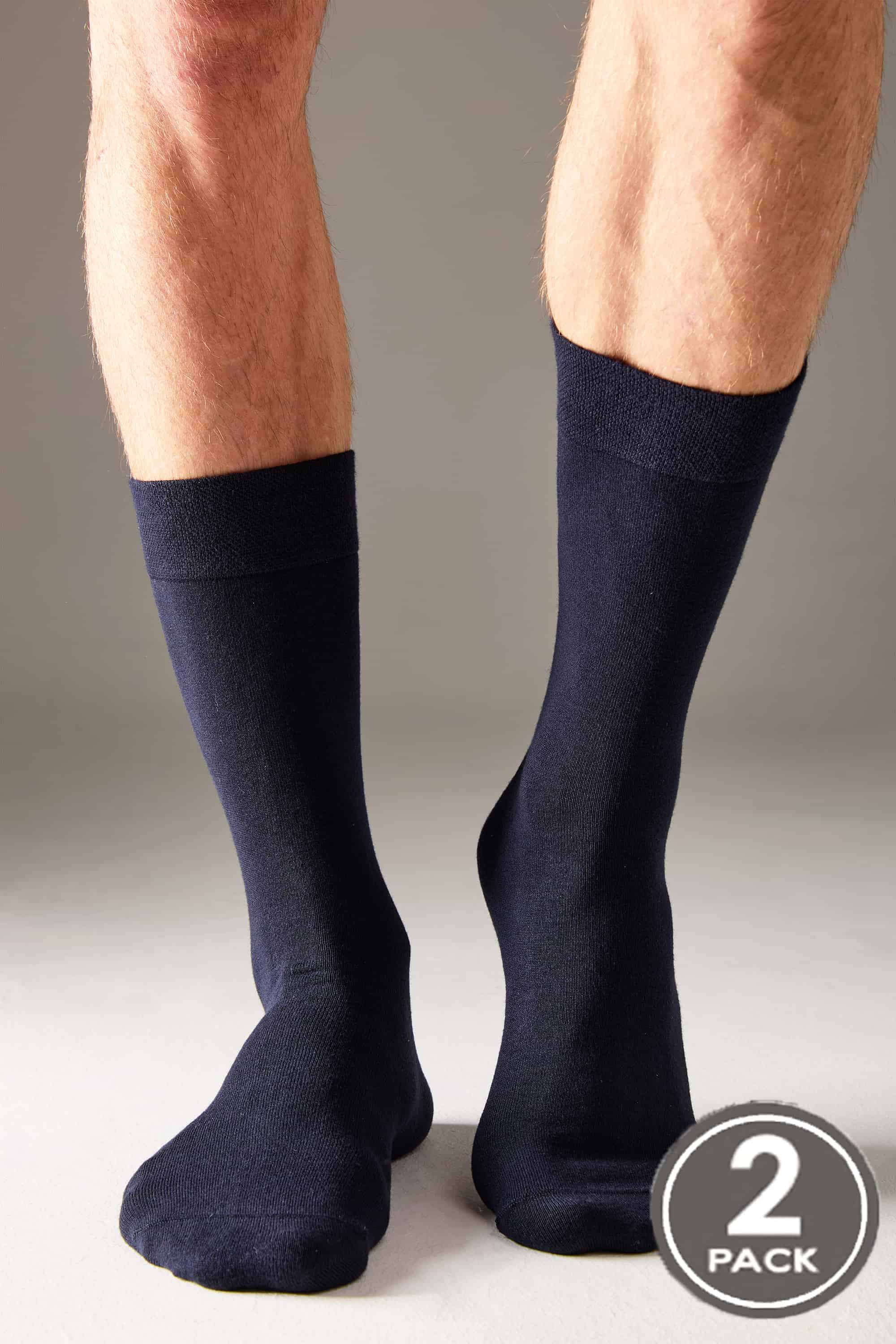 Bamboo socks for men Legs Socks men bamboo standard dark blue-image