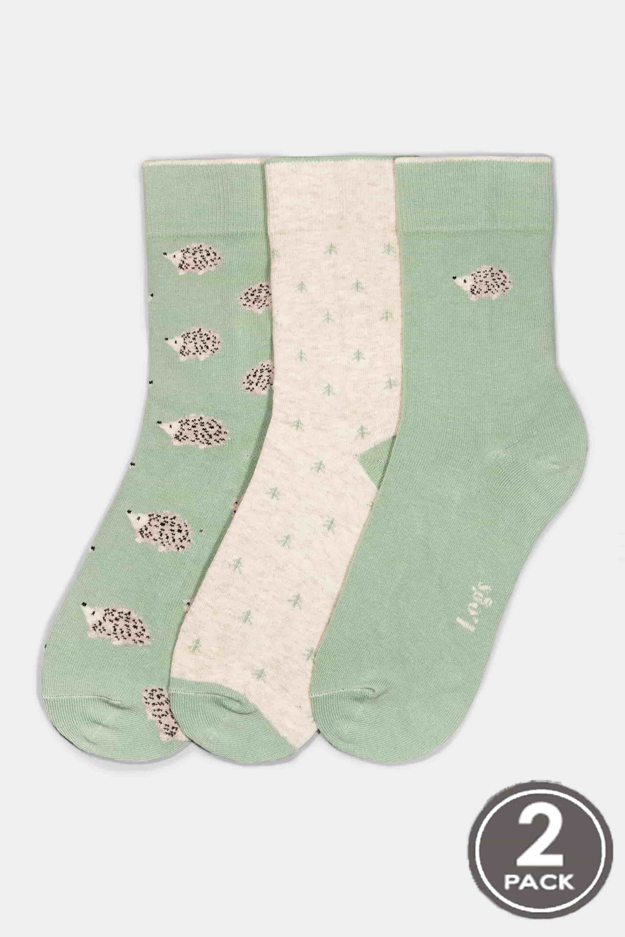 Cotton socks long for women Legs 131 Socks (3 pack) mix-image