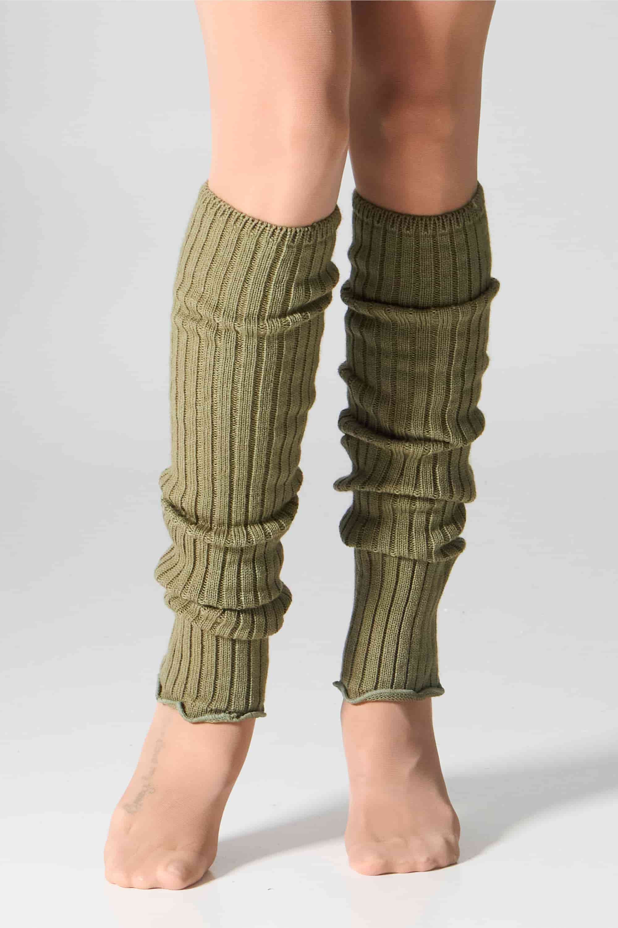 Legwarmers for women Legs GT25 Gaiters rib olive-image