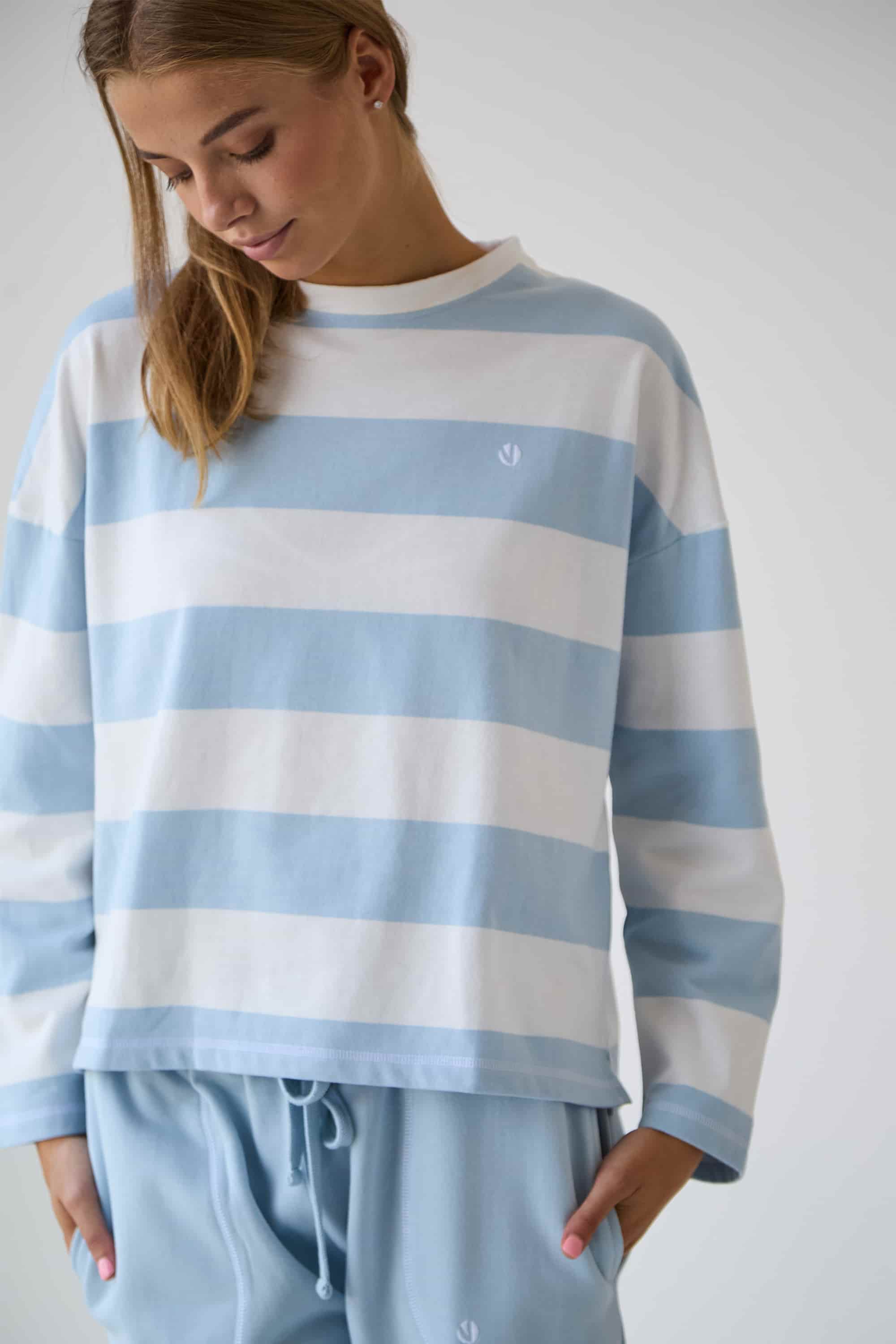 Sweatshirt for women Naviale LH528-01-01 Atlanta blue iris-image