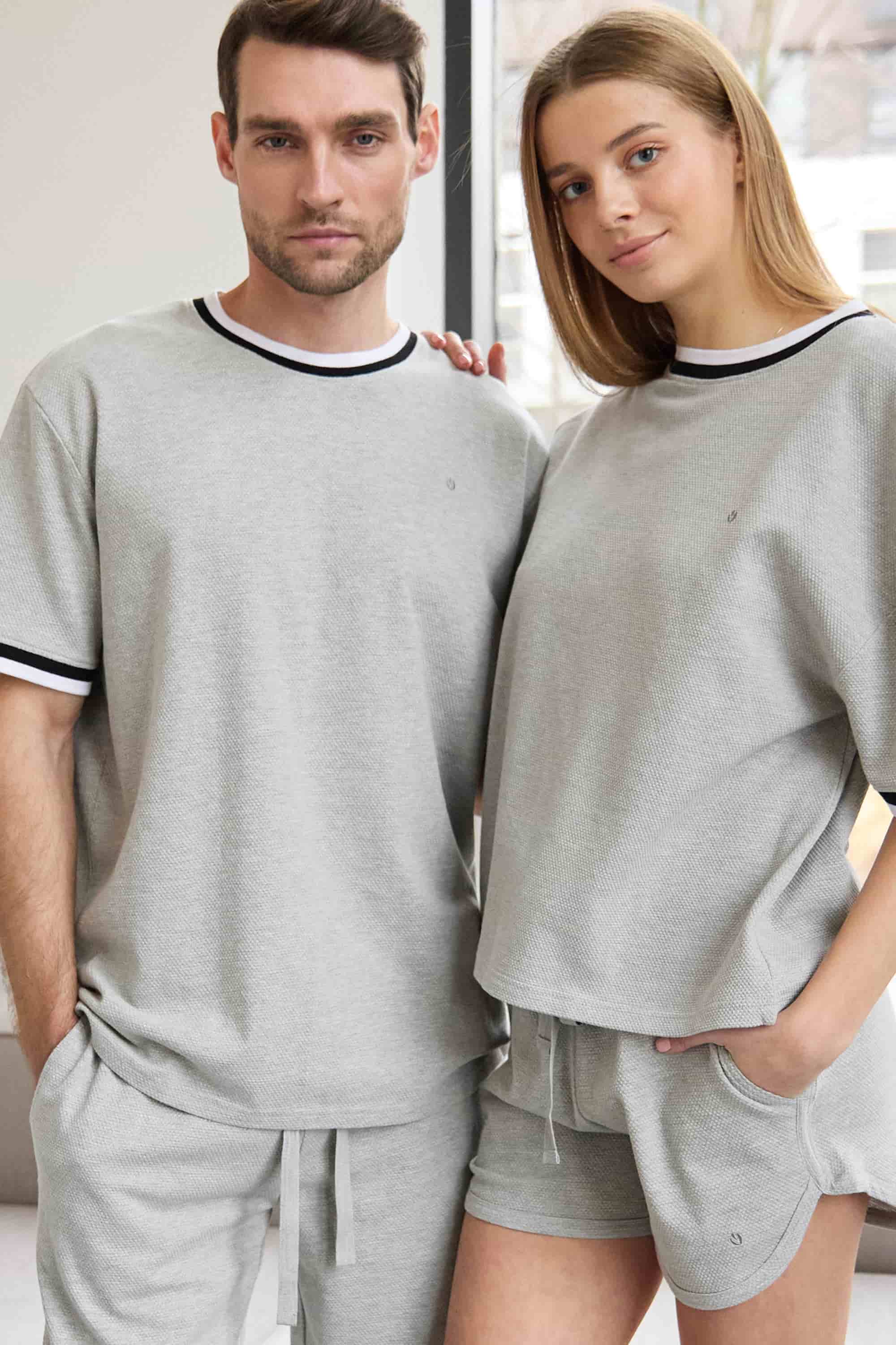 T-shirt unisex Naviale UH320-02 London melange-image