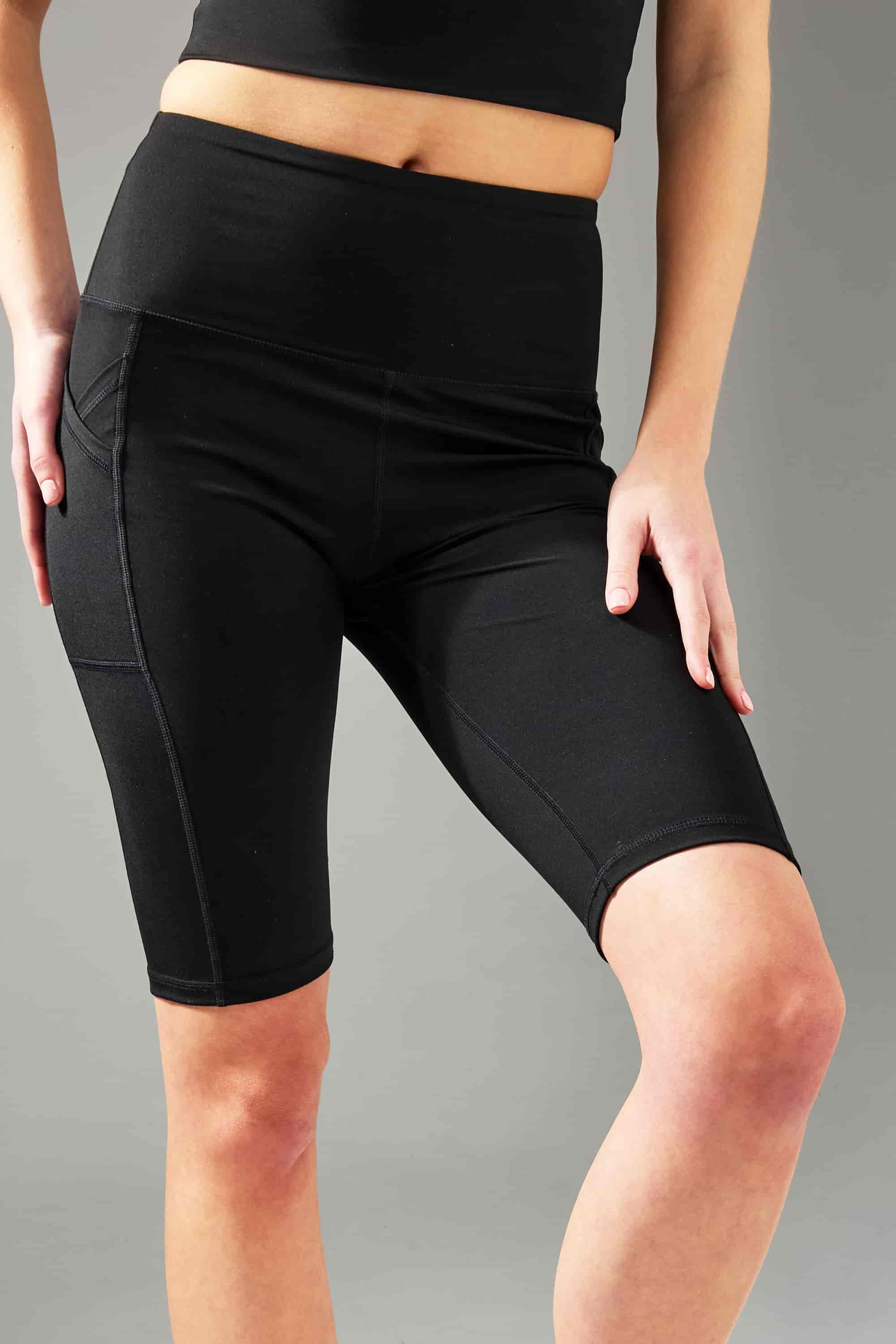 Cycling shorts sporty for women Legs L2005 Bicycles shorts active pockets black-image