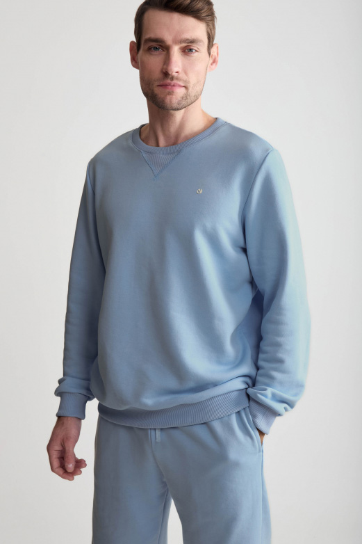 Sweatshirt for men Naviale MH340-02 Houston light blue-image