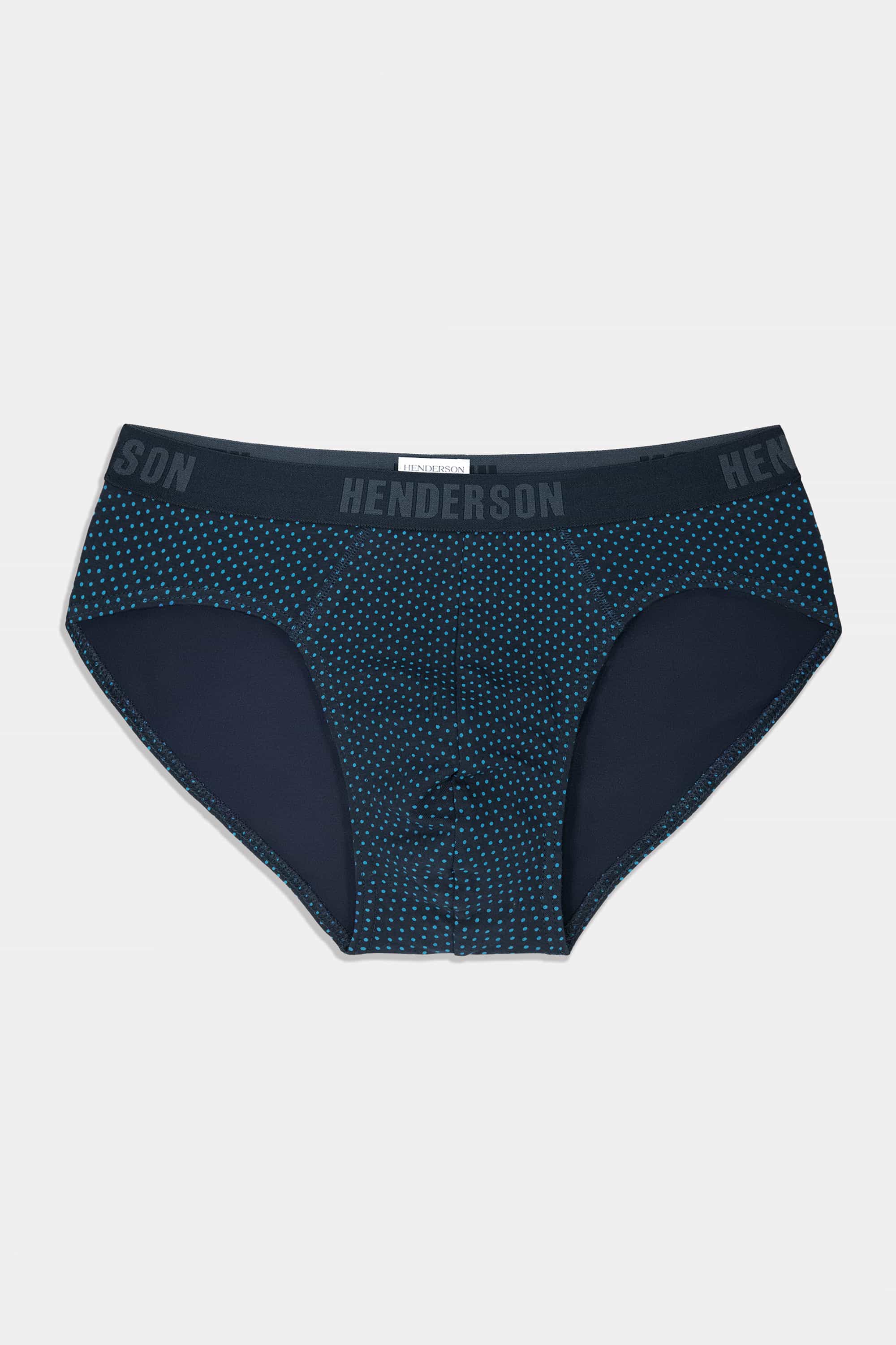 Underpants slips for men Henderson 43187 Ozone blue peas-image