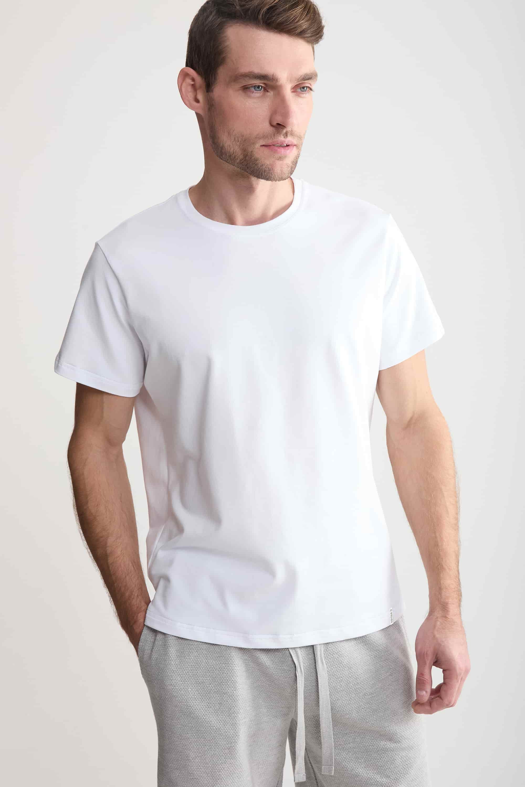 T-shirt for men Naviale MH320-01 Regular man charlie white-image