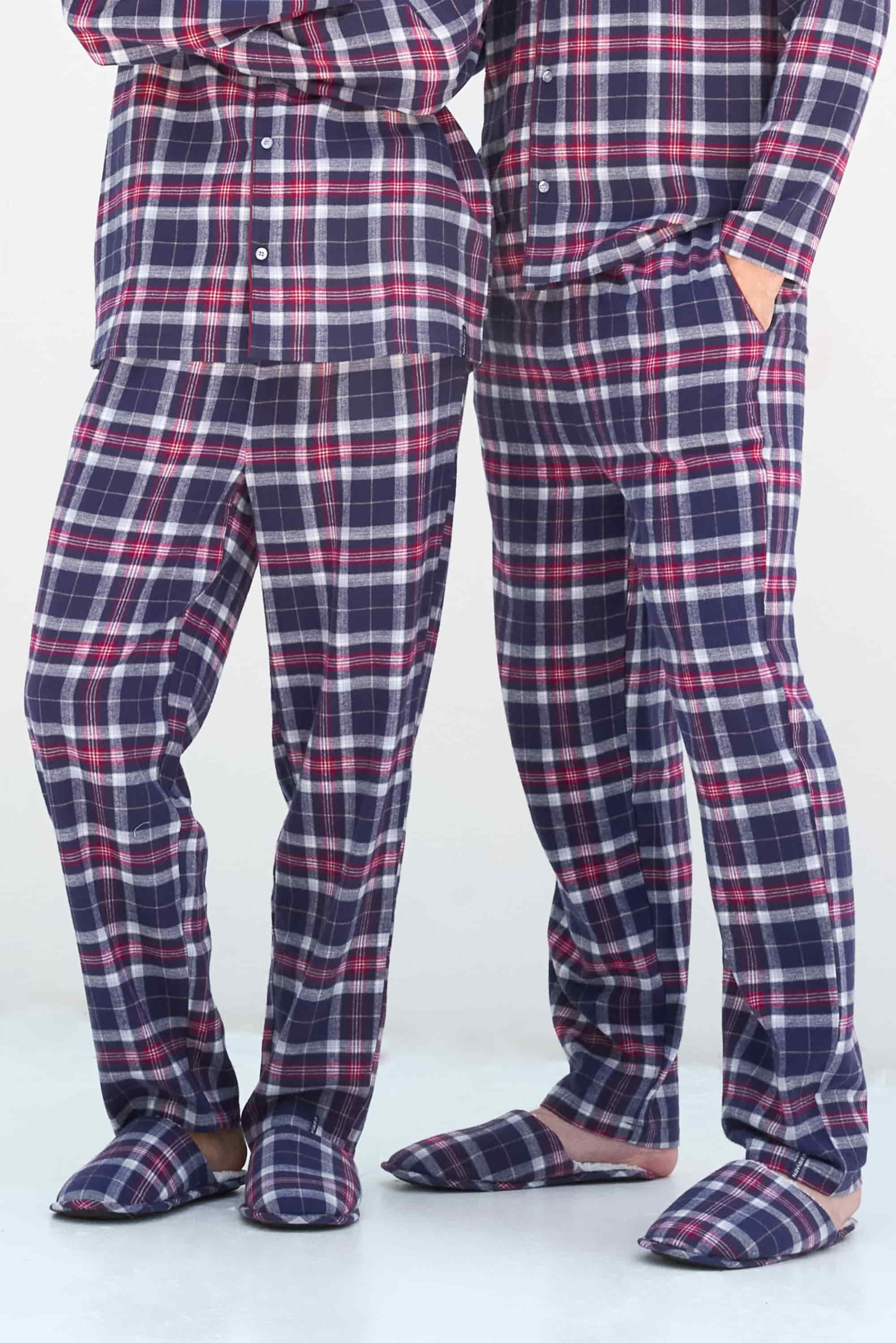 Pants Naviale UH420-07 Scotch burgundy blue-image