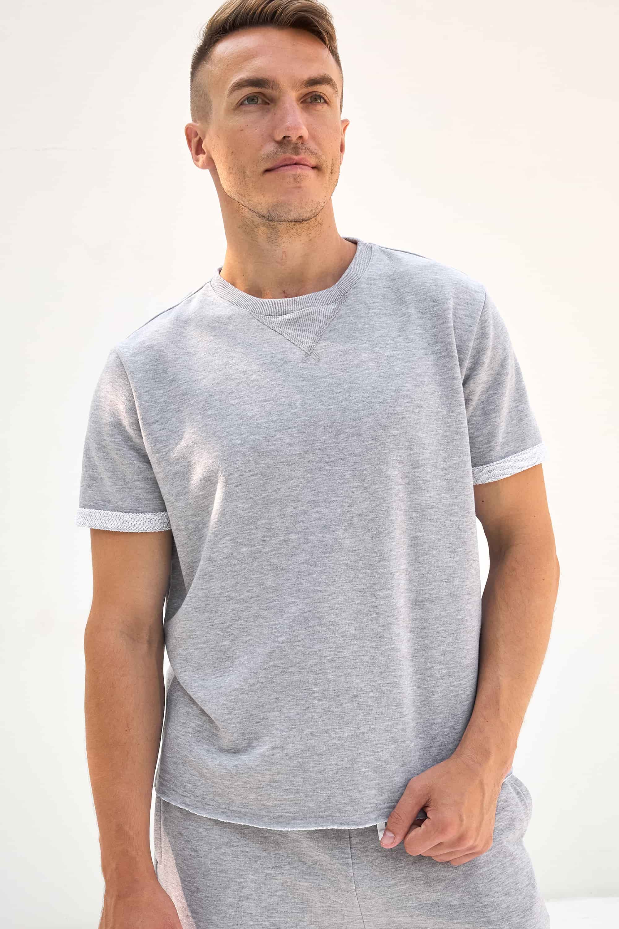 T-shirt for men Naviale MH322-05 Houston melange-image