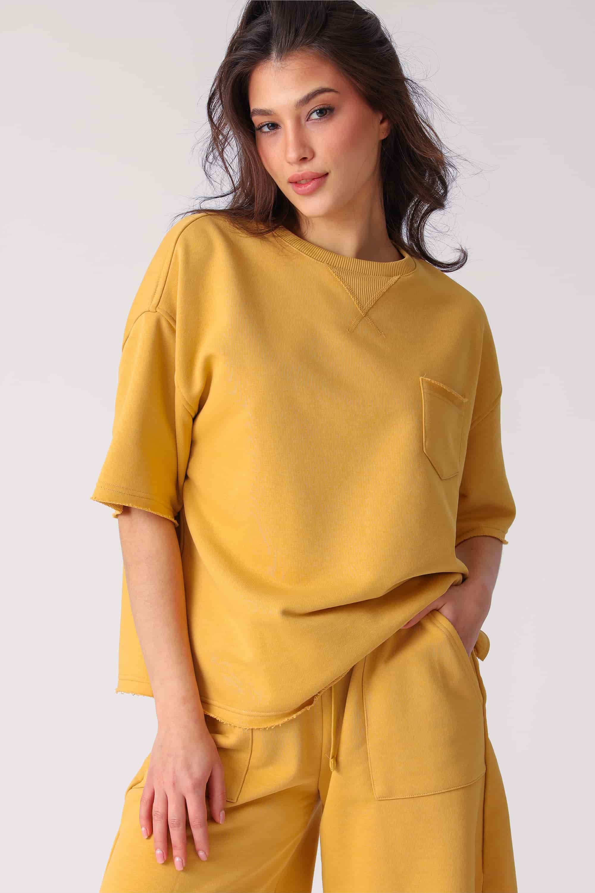 T-shirt for women Naviale LH322-03 Malibu bronze ocher-image