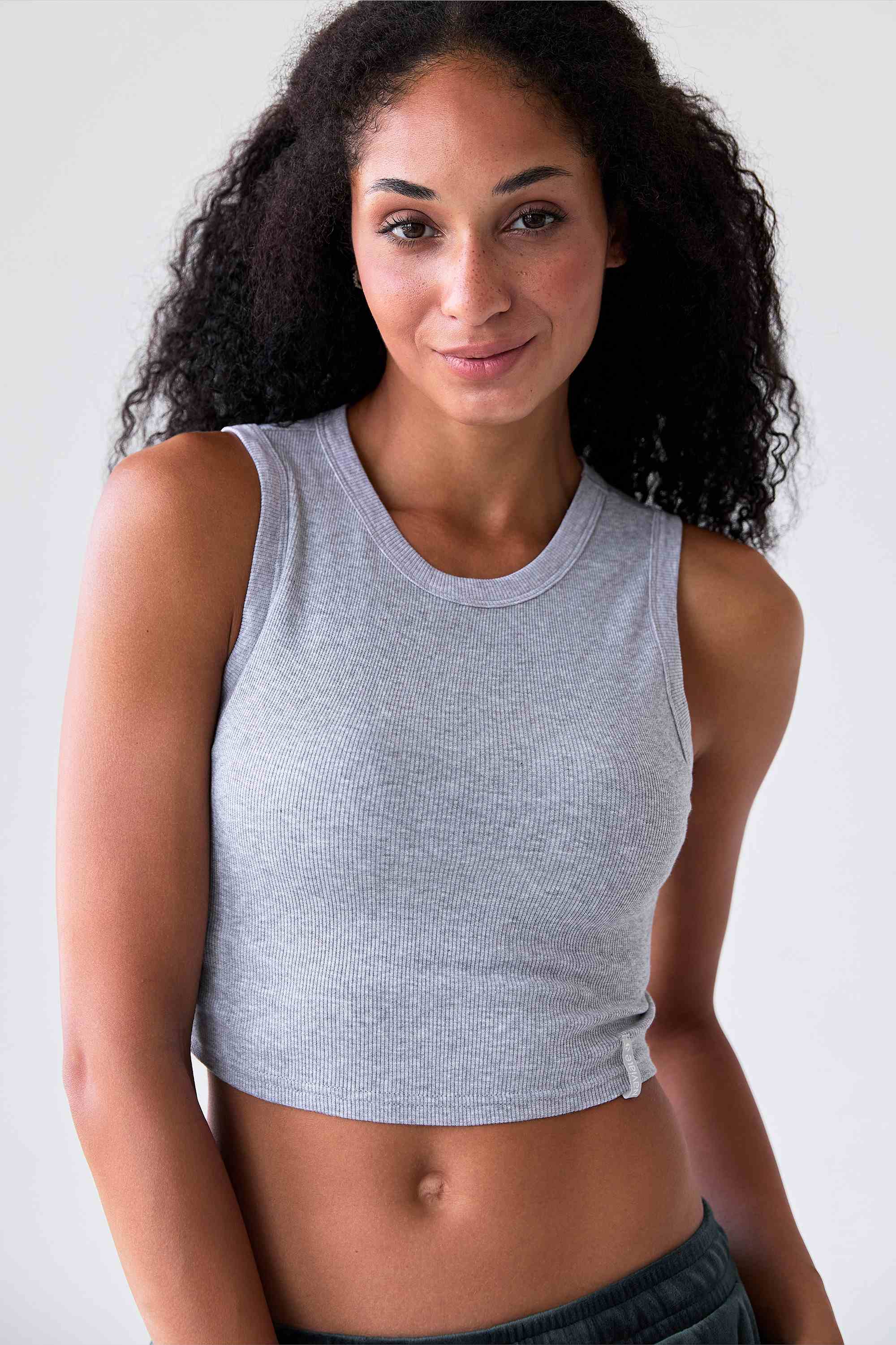 Crop top for women Naviale LH300-10 Chili melange-image