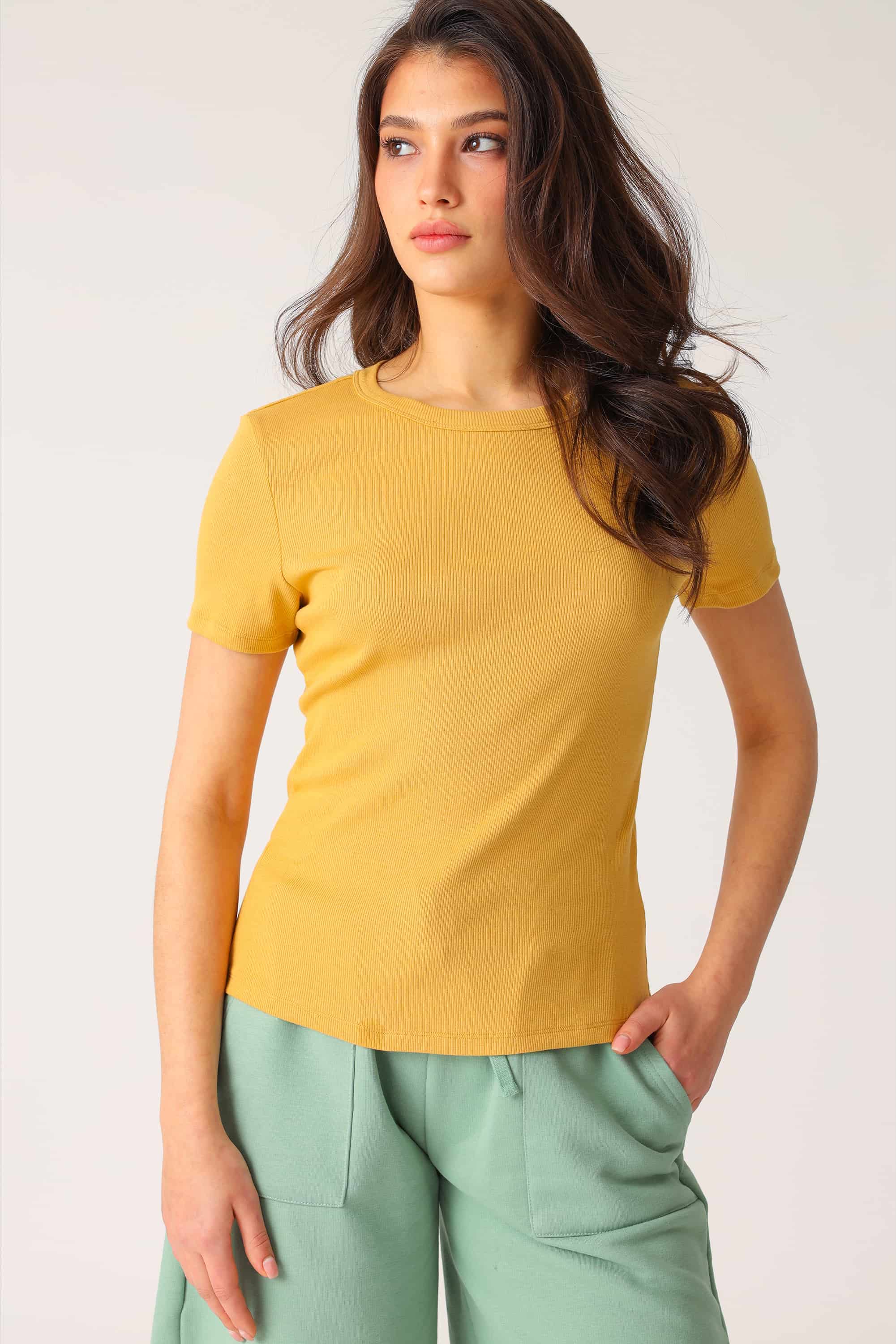 T-shirt for women Naviale LH320-08 Malibu bronze ocher-image