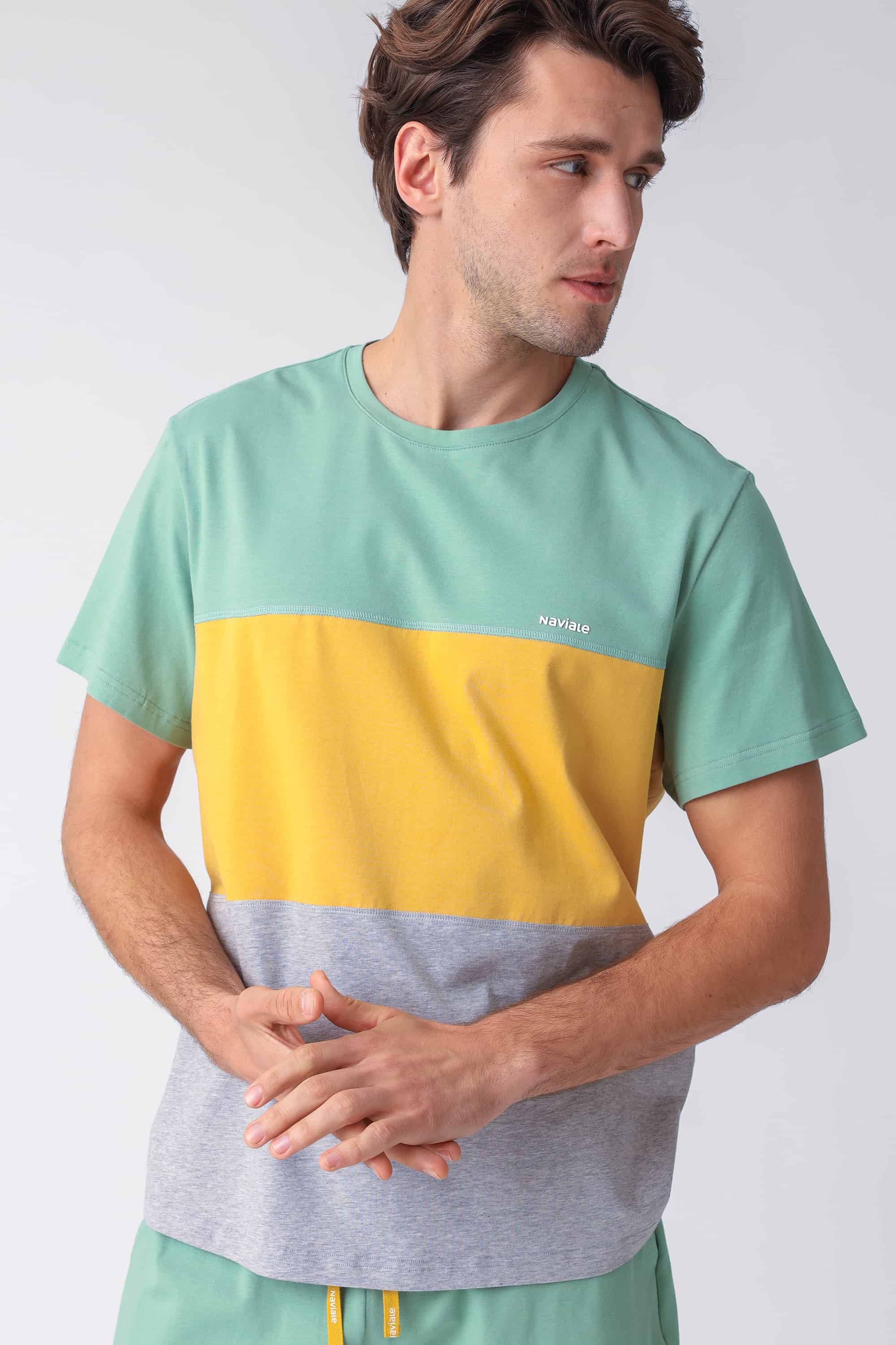 T-shirt for men Naviale MH529-02 Jungle color mix-image