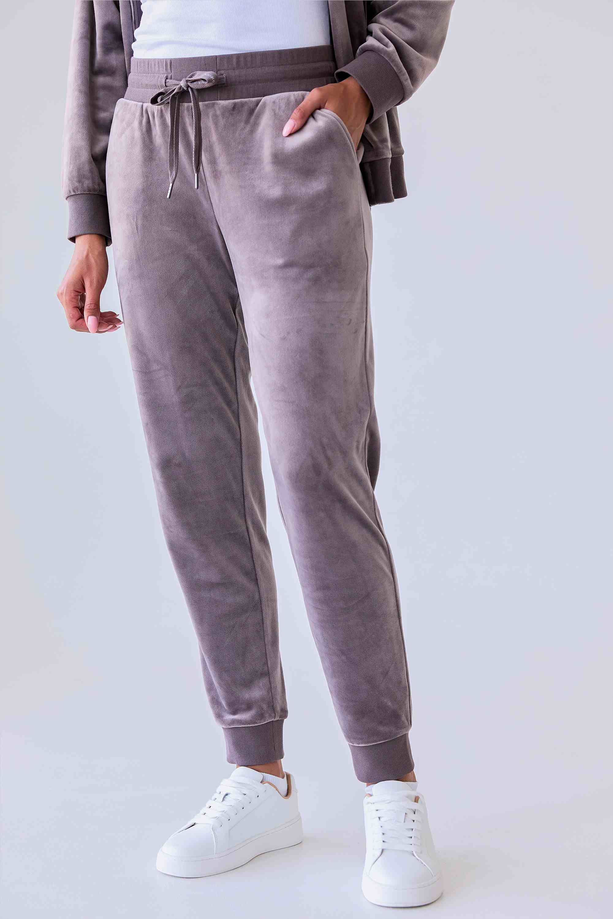 Брюки для жінок Naviale LH421-21 Brugge velour шоколадний мус-image
