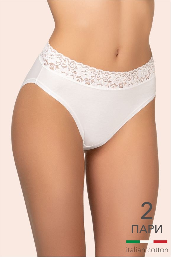 Труси сліпи для жінок Kleo 142 C Cotton 2 од. антично-білий/антично-білий-image